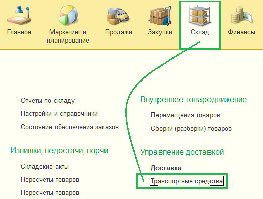 Транспортні засоби в УТ Транспортні засоби в УТ